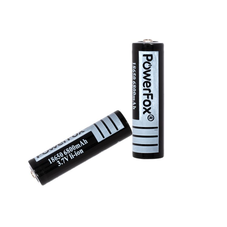 Dos baterías recargables PowerFox 18650 para puntero láser