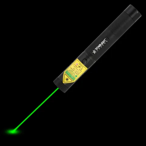 Puntero láser verde G3 Pro recargable con el haz láser visible en la oscuridad